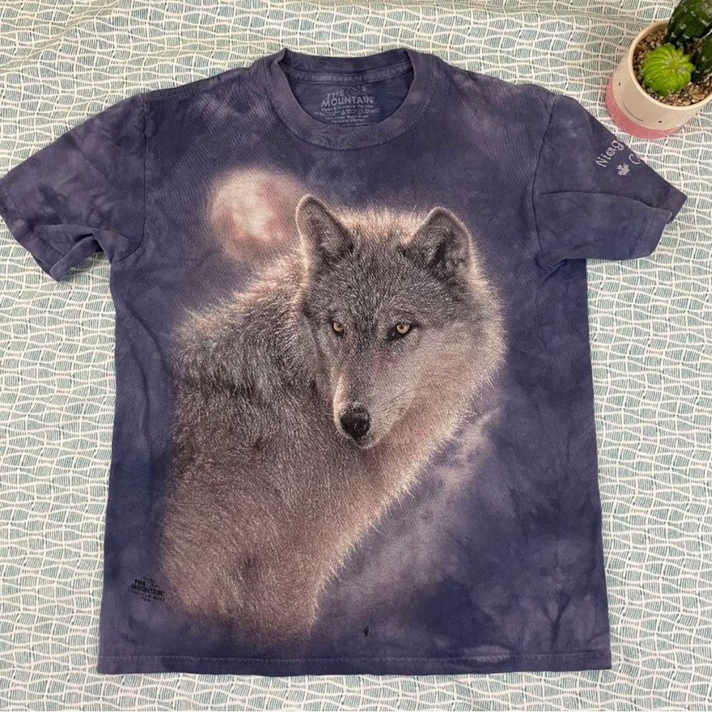 vintage the mountain wolf tie dye 2010 t shirt
